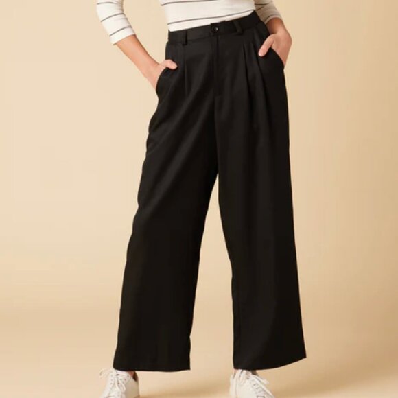 Amour Vert NWT Women's Holland Tencel Twill Wide Pant - Picture 1 of 9